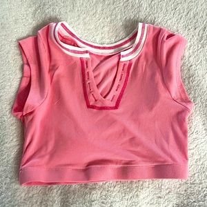 TEMU Solid Color Cropped Tank Top